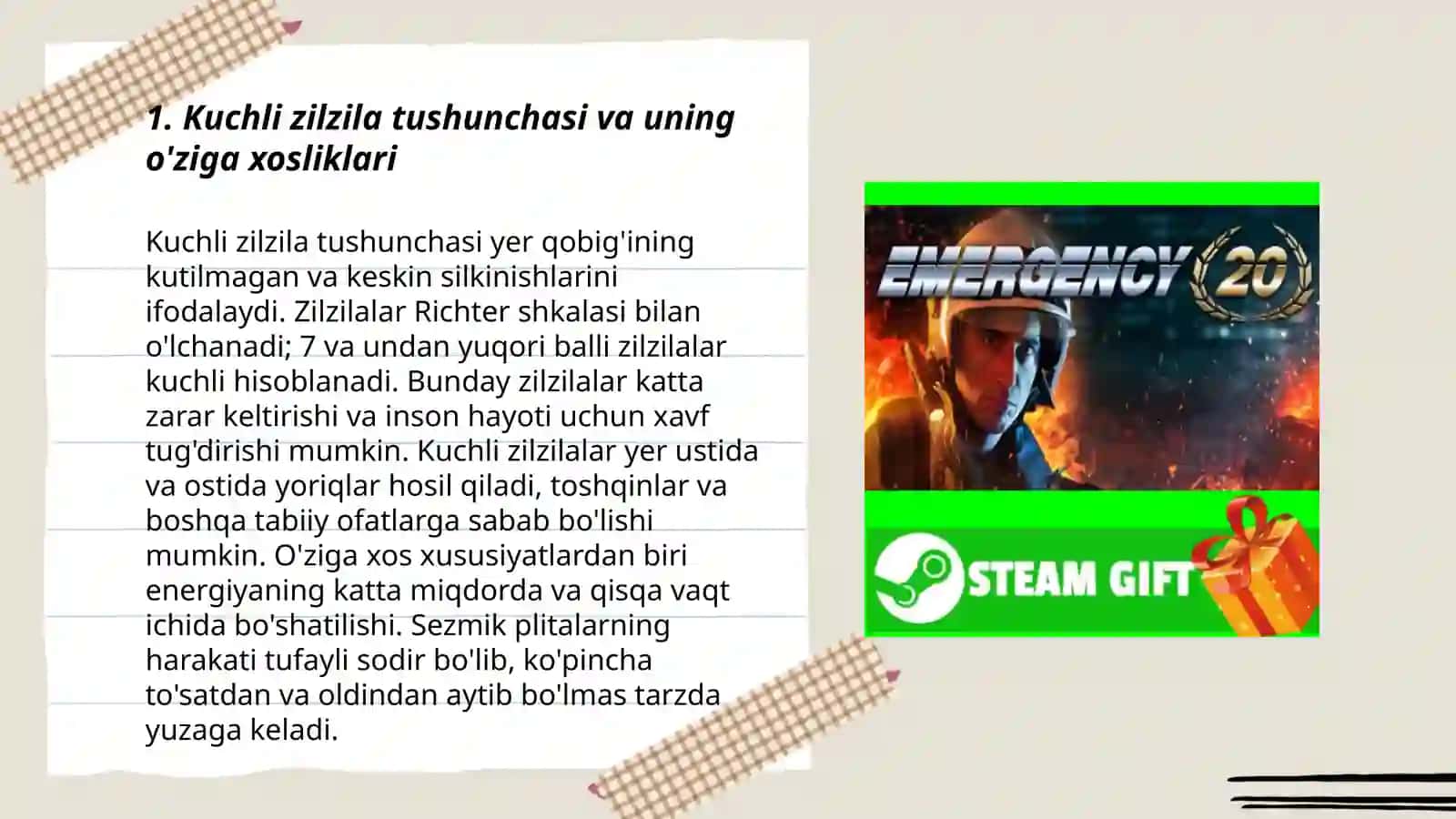 Kuchli zilzila bilan bog‘liq favqulodda vaziyatlar oqibatlarini bartaraf etish tartibini o‘rganish 3