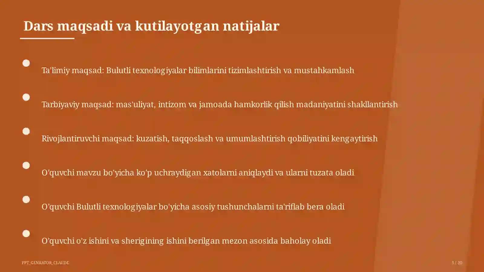 Bulutli texnologiyalar (11-sinf) 3
