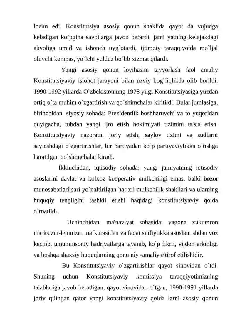 O'zbekiston Respublikasi Konstitutsiyasi 3