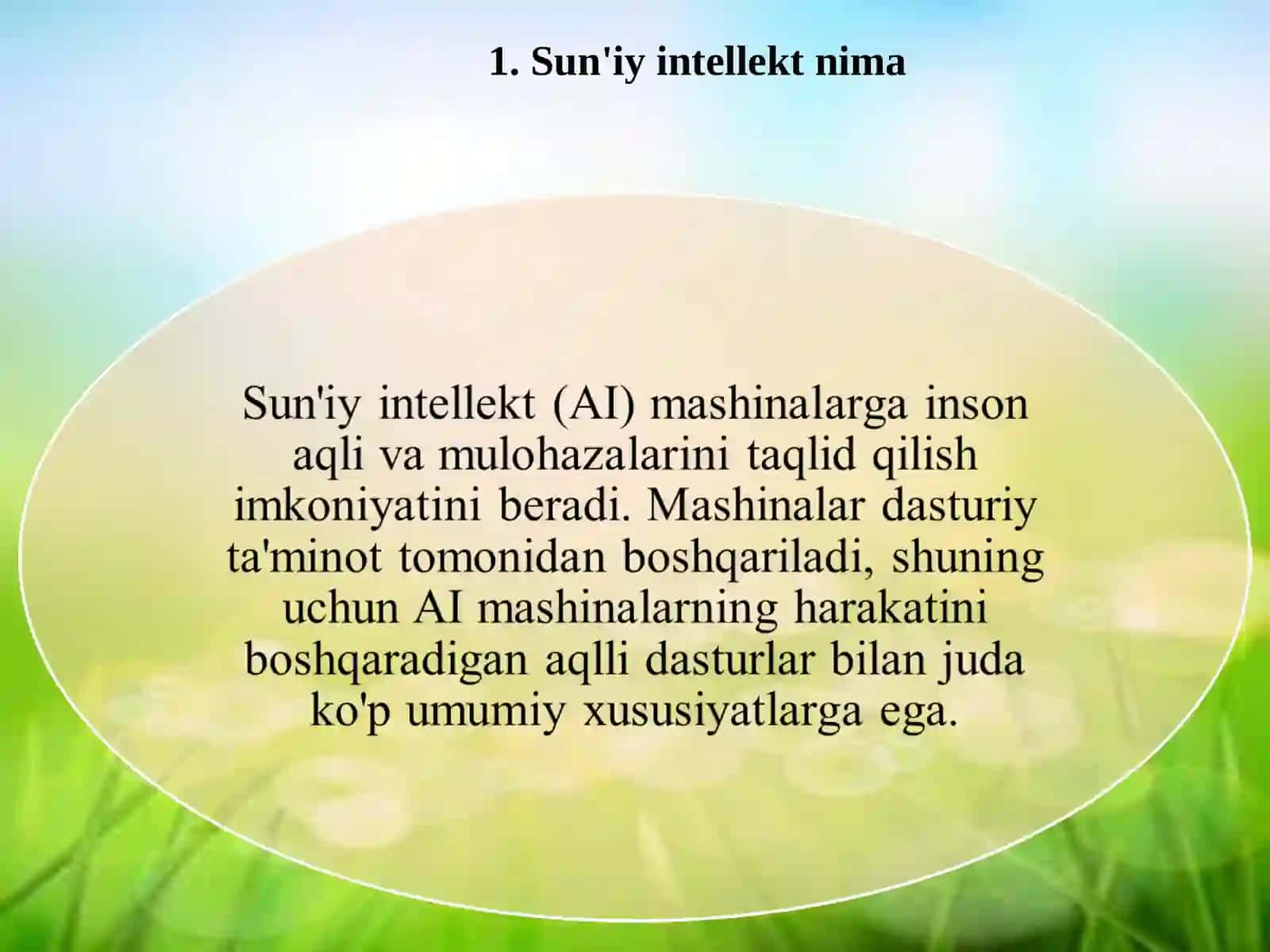 Iqtisodiyotning turli tarmoqlaridasun’iy intellekt texnologiyalaridan foydalanish imkoniyatlari 3