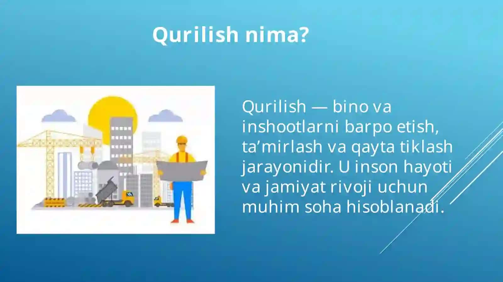 Qurilish bosh tarixi 3