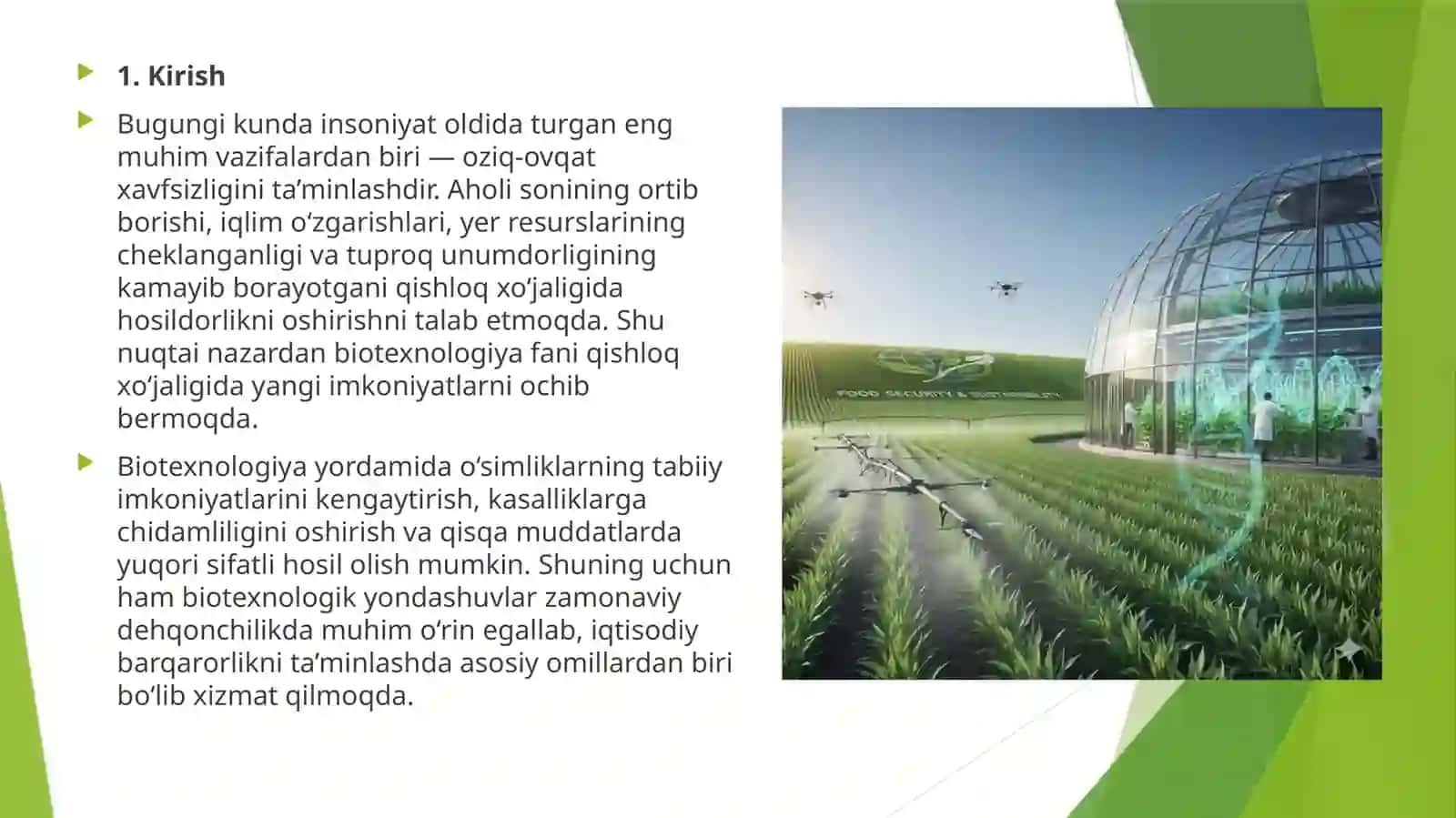 O’simliklarning hosildorligini oshirishda biotexnologiya 3