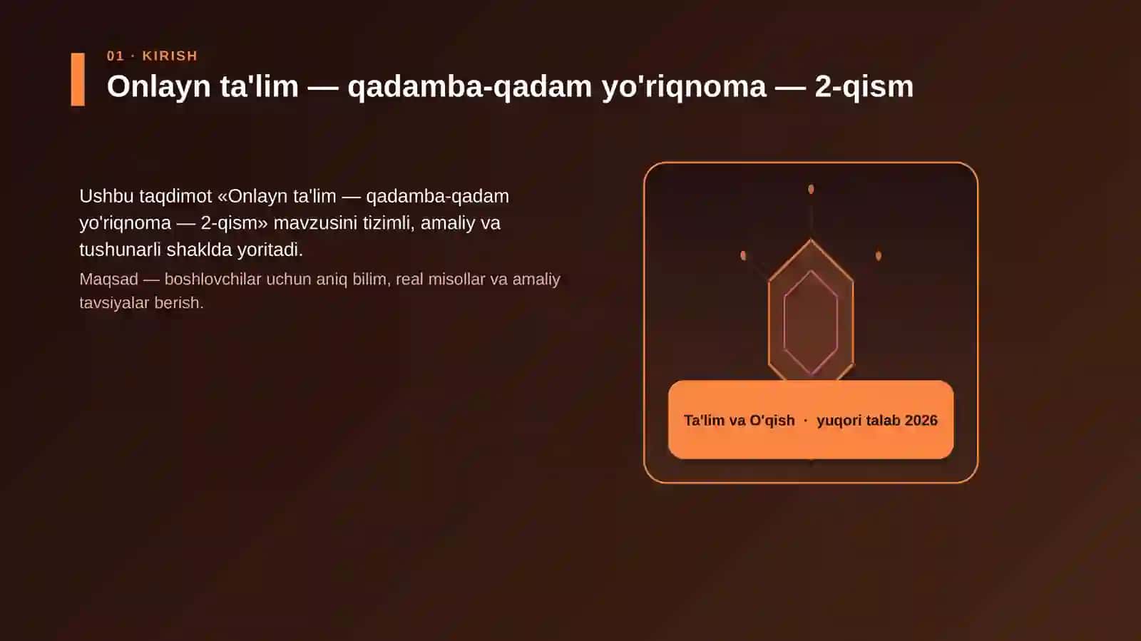 Onlayn ta'lim — qadamba-qadam yo'riqnoma — 2-qism 3
