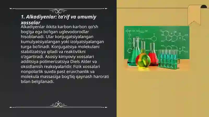 Alkadiyenlar 3