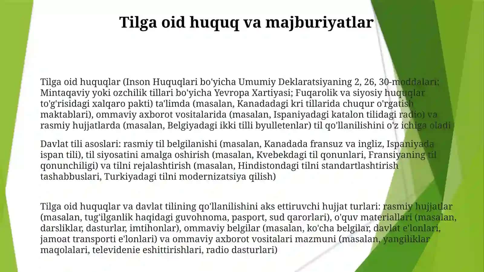 Davlattilidaishyuritishasoslari.Hujjatturlari 3