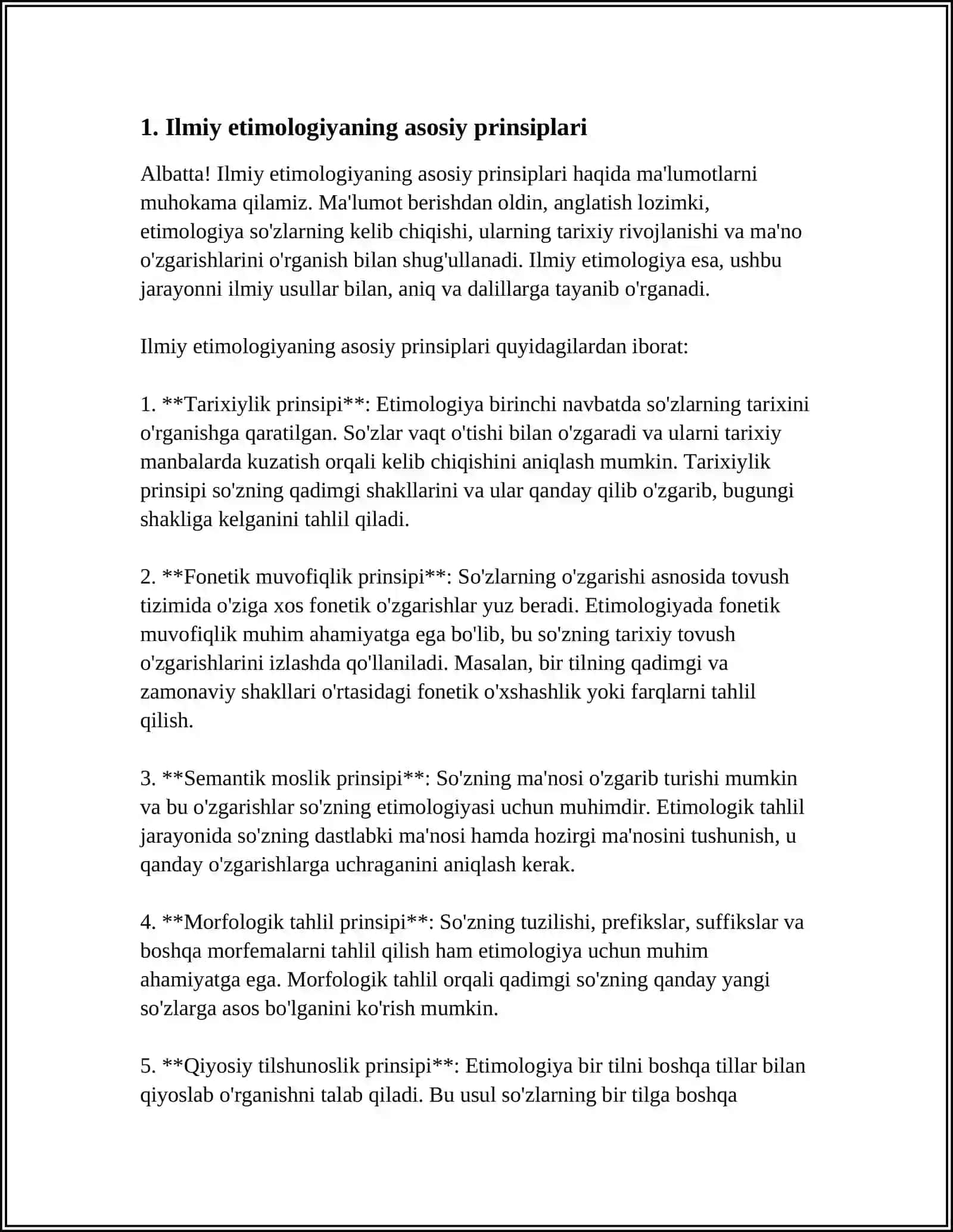 ILMIY ETIMOLOGIYA, XALQ ETIMOLOGIYASI VA «YOLG‘ON ETIMOLOGIYA» 3