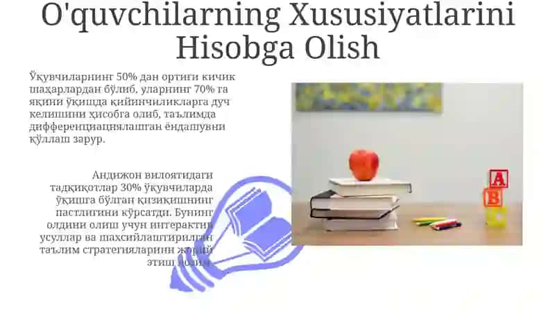Inklyuziv sinflarda o'qitish metodlari va strategiyalari 3