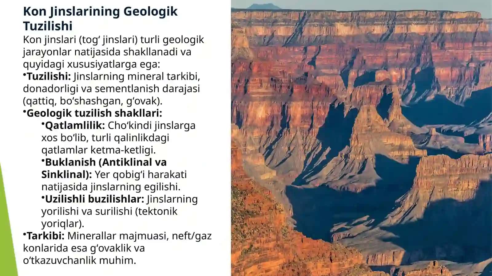 Kon jinslarining geologik tuzilishi va tasnifi 3
