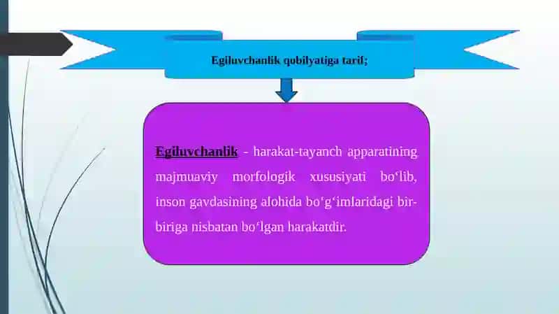 Egiluvchanlikni tarbiyalash 3