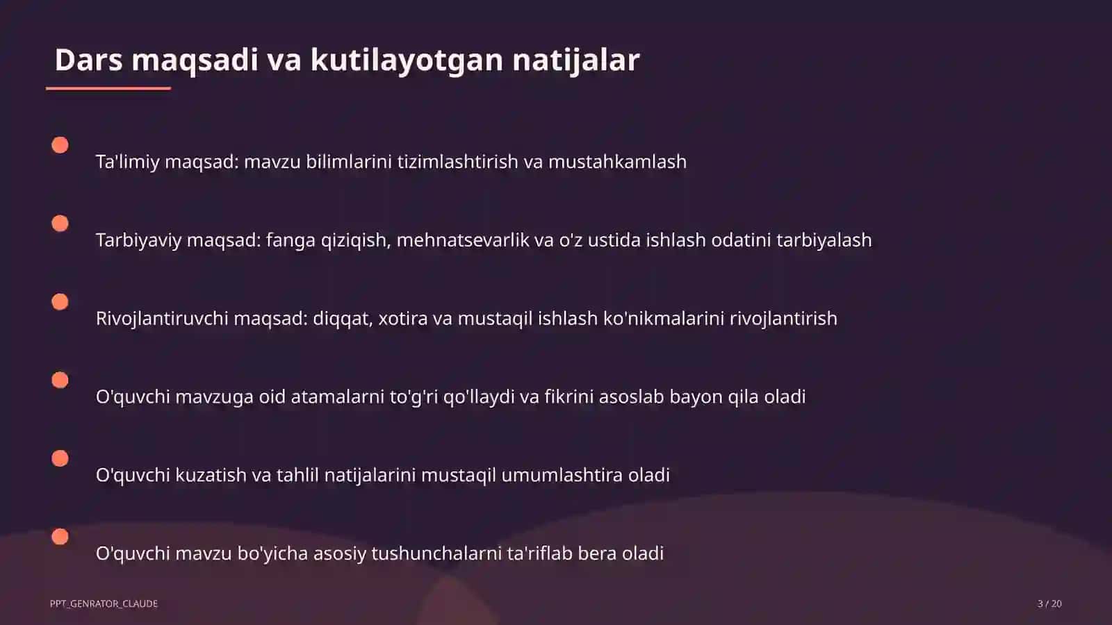 Butun ko'rsatkichli daraja va standart shakl (8-sinf) 3