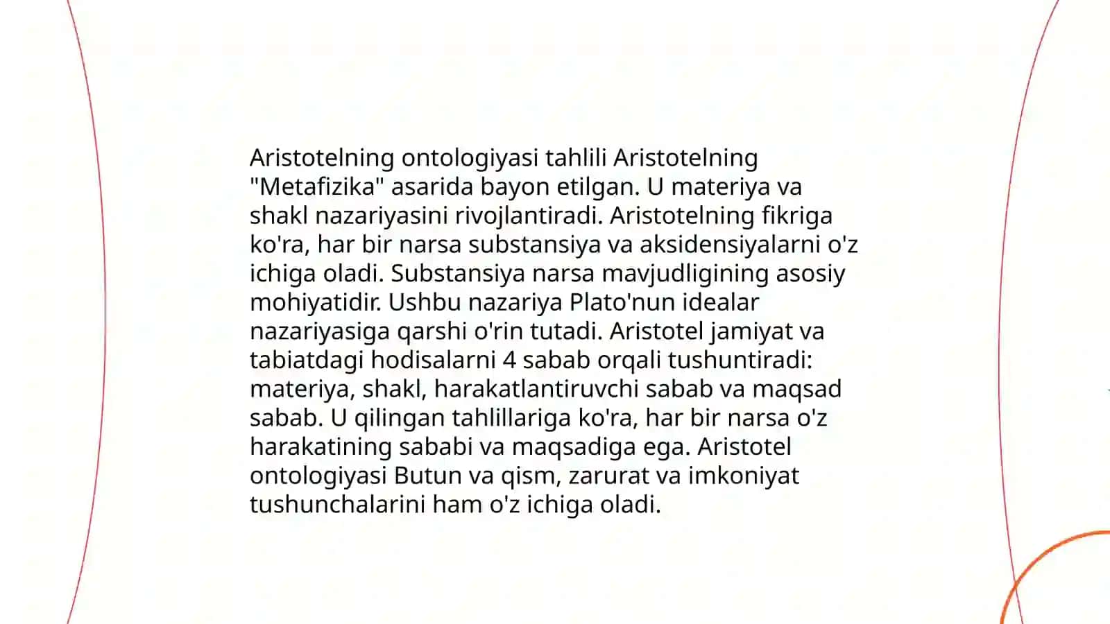 Aristotelning ontologiyasi tahlili 3
