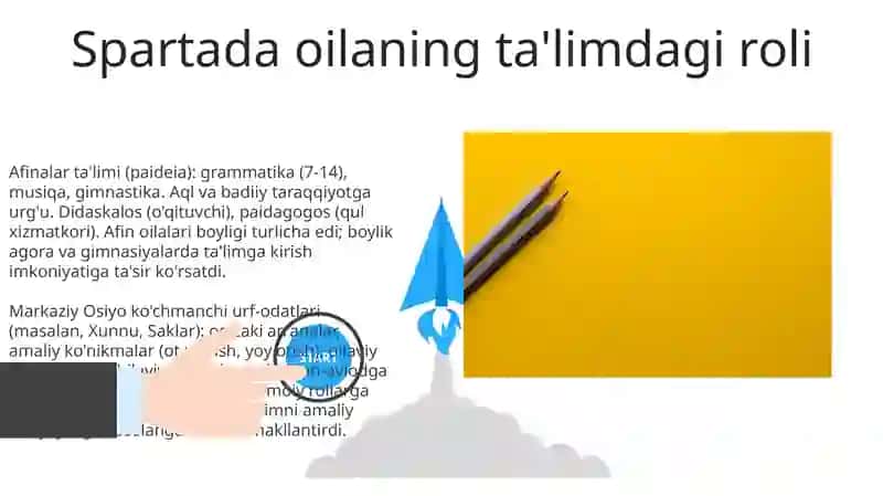Qadimgi Yunonoston, Sparta va Afinada, Markaziy Osiyoda ta'lim va pedagogik fikrlar 3