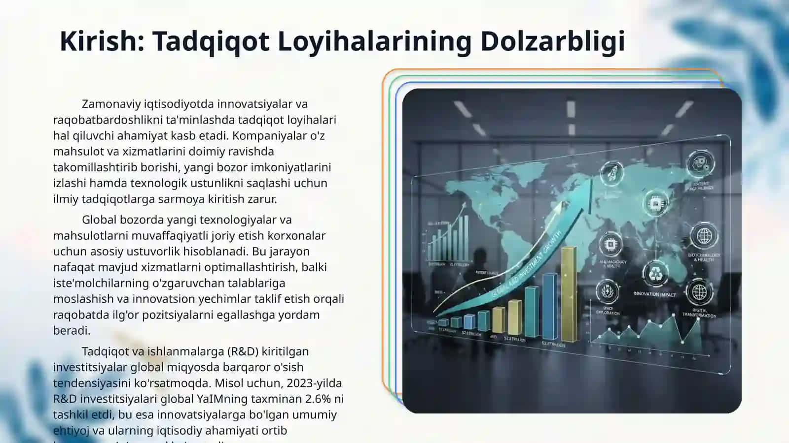 Tadqiqot loyihasiga ehtiyoj. Yaxshi loyihaning xususiyatlari. 3