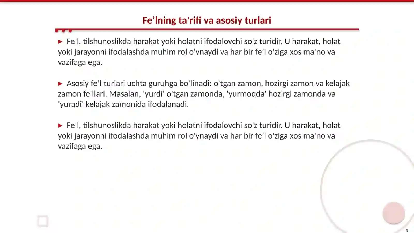 Tuzilish jihatdan feʼlning turlari 3
