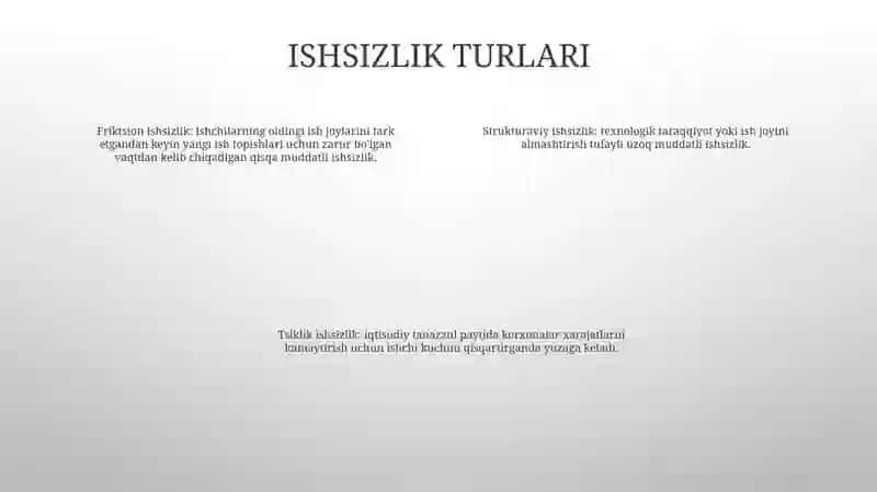 Ishsizlik 3