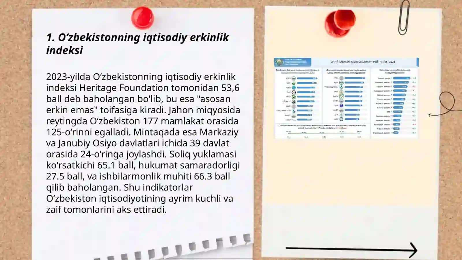 Oʻzbekiston respublikasining xalqaro reyting va indekslardagi oʻrni va nufuzining ortib borishi 3