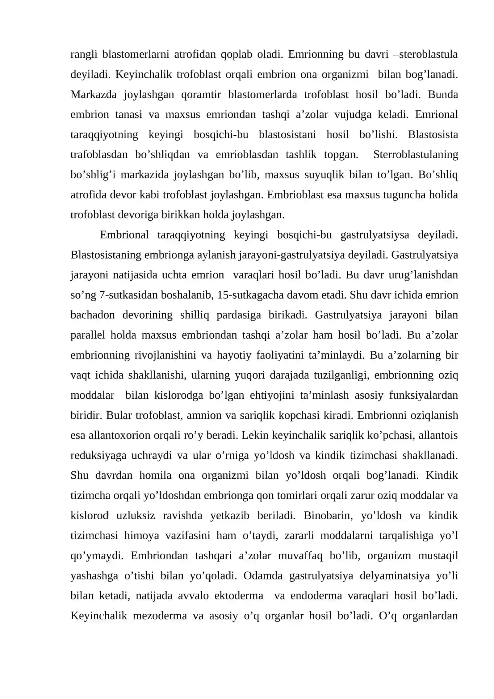 Odam organizmining individual taraqqiyot qonuniyatlari 3