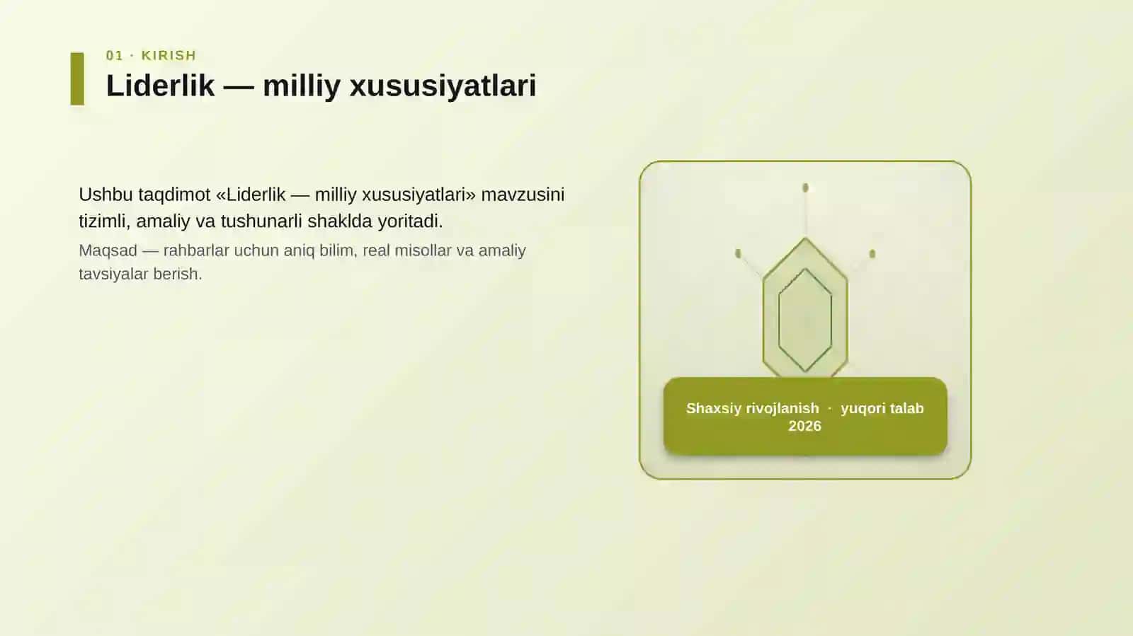 Liderlik — milliy xususiyatlari 3