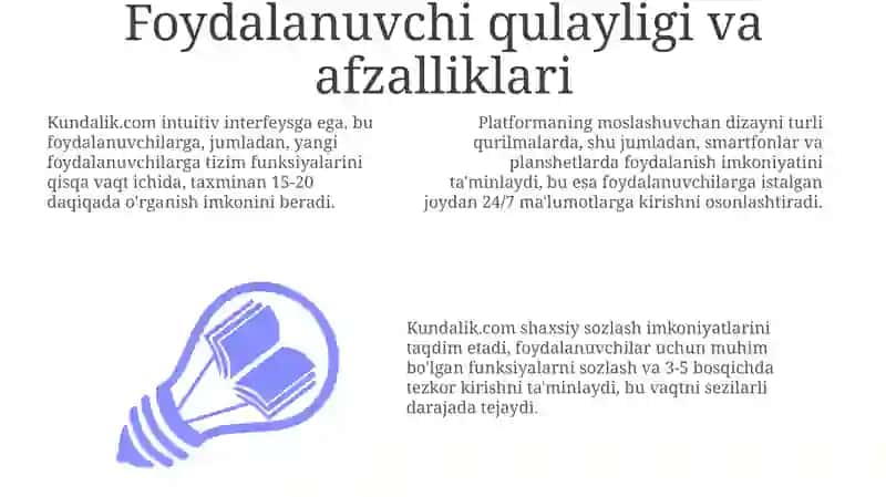Kundalik com.ning afzalliklari 3