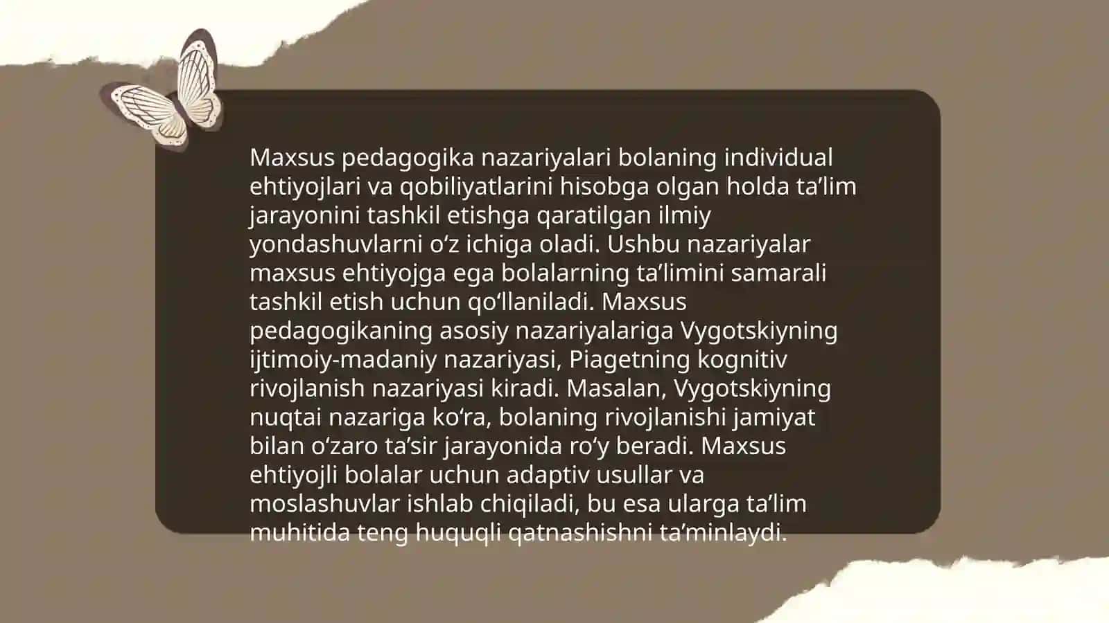 Maxsus pedagogika nazariyalari 3