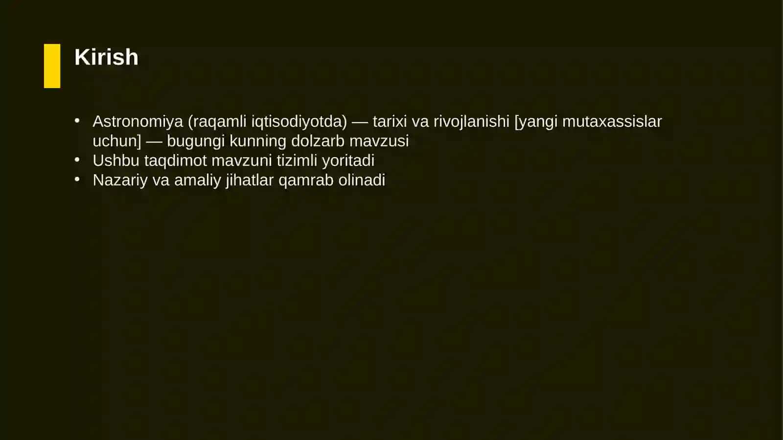 Astronomiya (raqamli iqtisodiyotda) — tarixi va rivojlanishi [yangi mutaxassislar uchun] 3