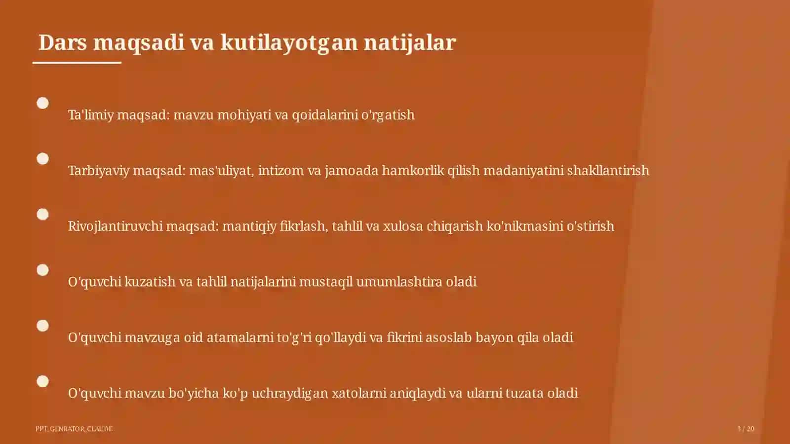 O'qituvchilarning Milliy sertifikatiga tayyorgarlik 3