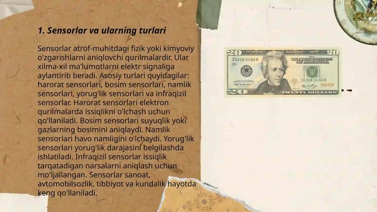 Sensorlar va ularning turlari 3