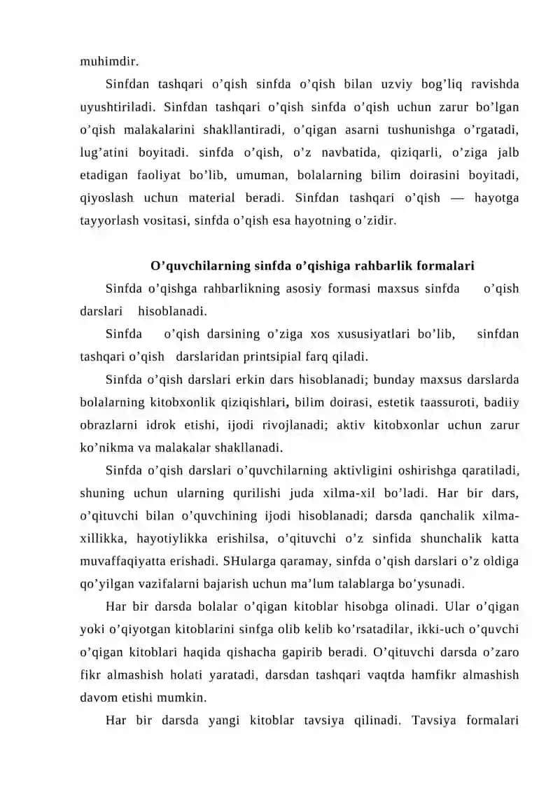 SINFDA O’QISH METODIKASI 3