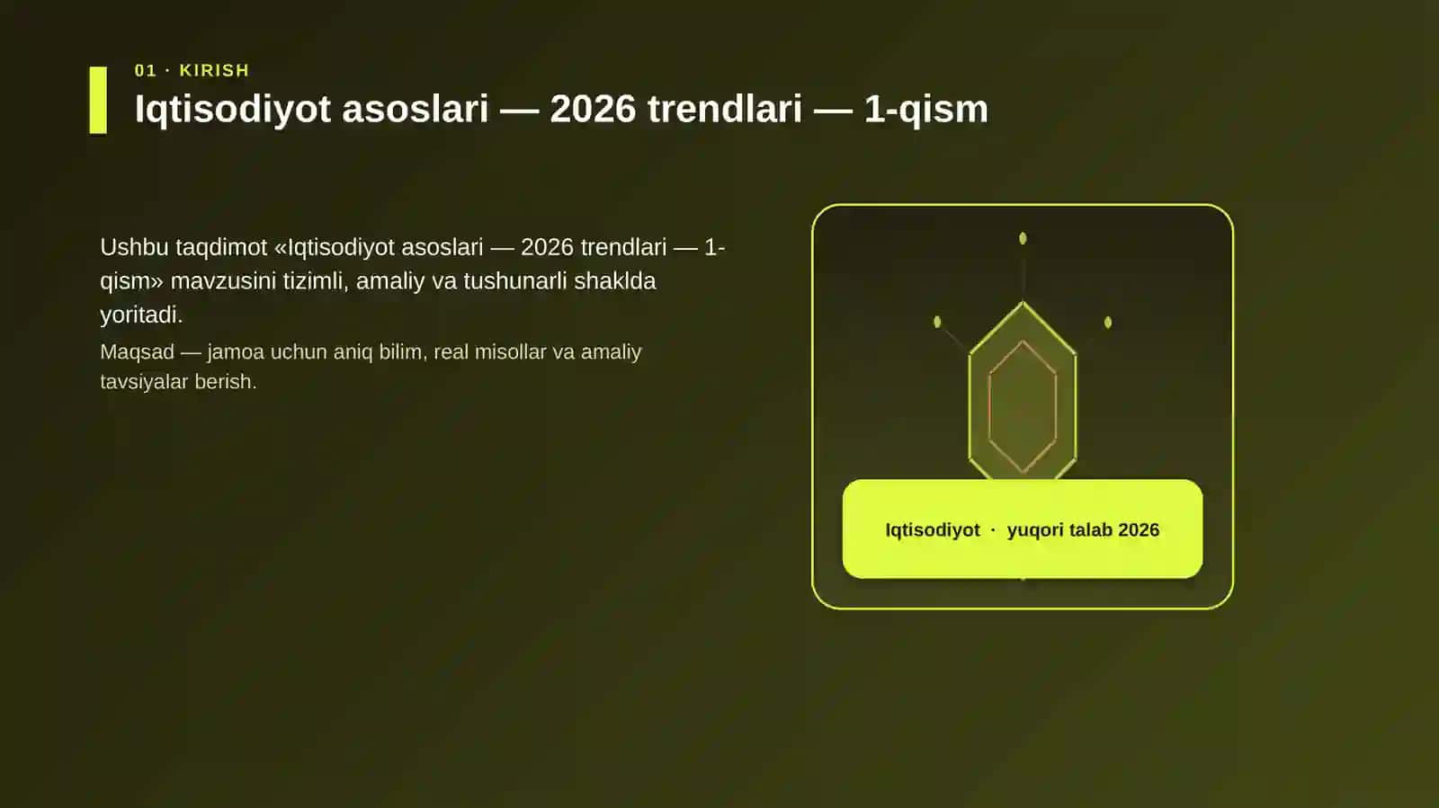 Iqtisodiyot asoslari — 2026 trendlari — 1-qism 3