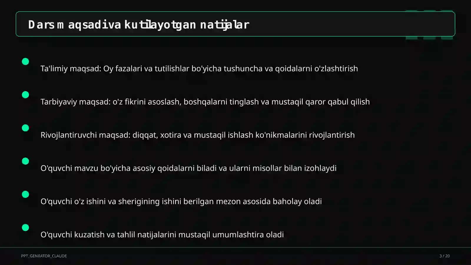Oy fazalari va tutilishlar (9-sinf) 3
