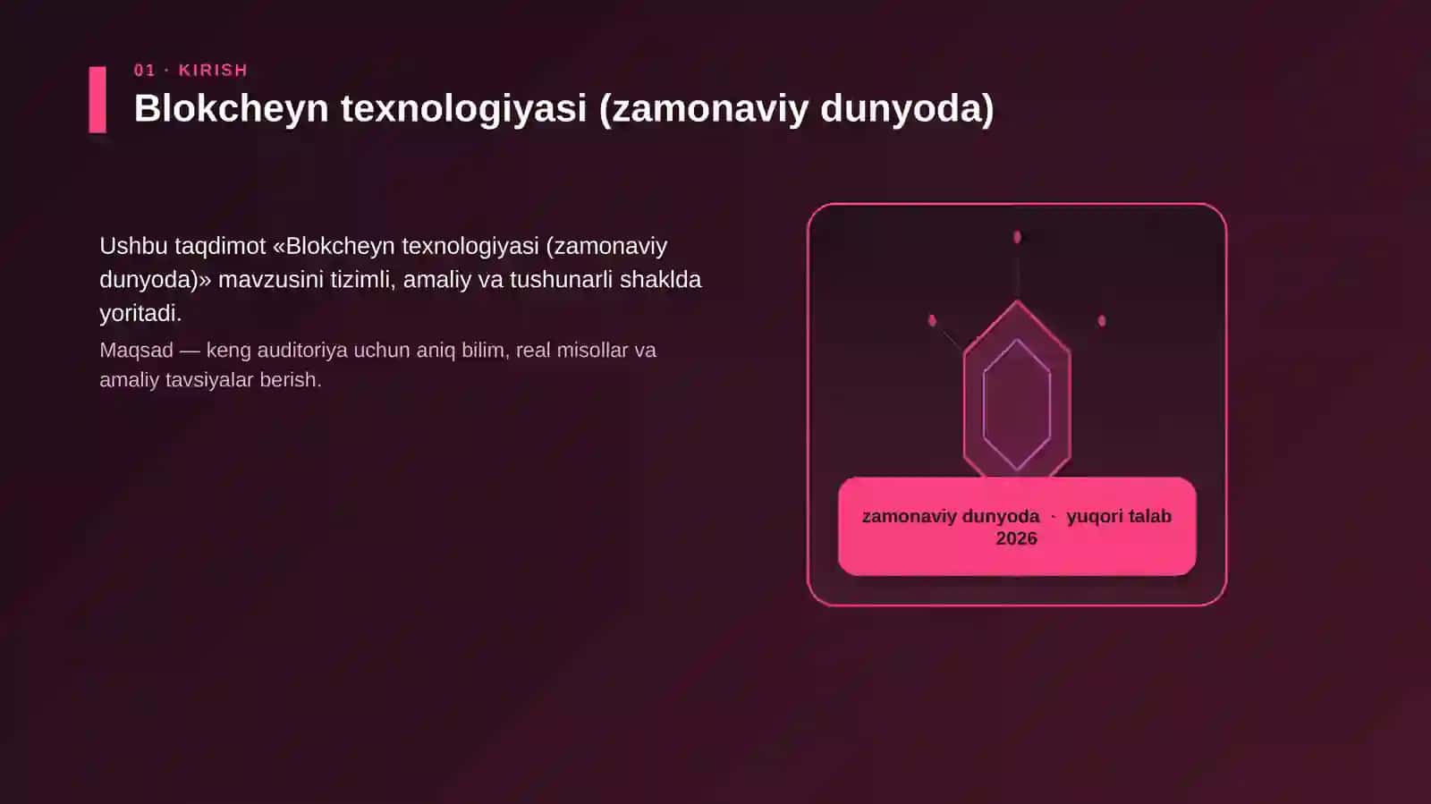 Blokcheyn texnologiyasi (zamonaviy dunyoda) 3