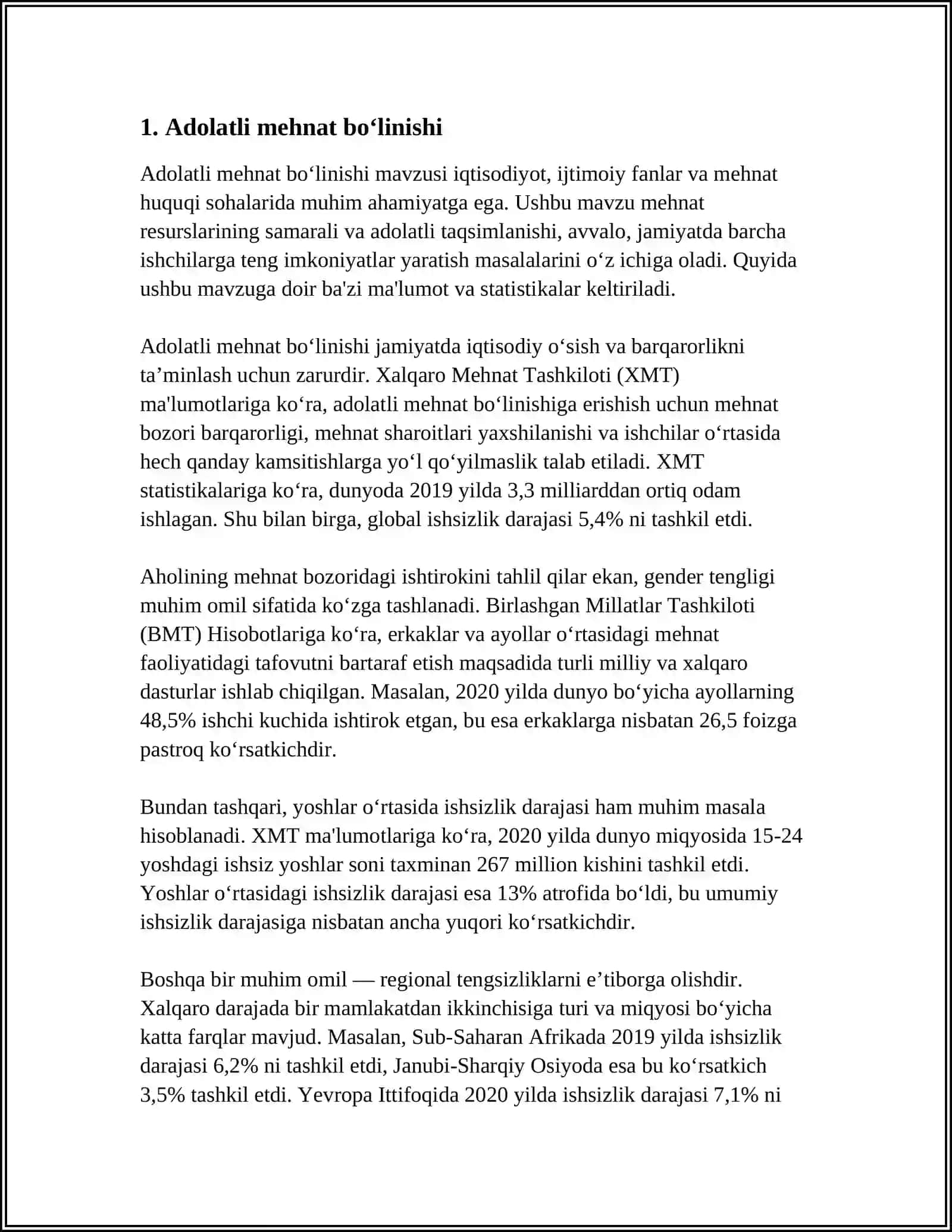 GURUH A'ZOLARI O'RTASIDA ADOLATLI MUNOSABATNI TAMINLASH 3