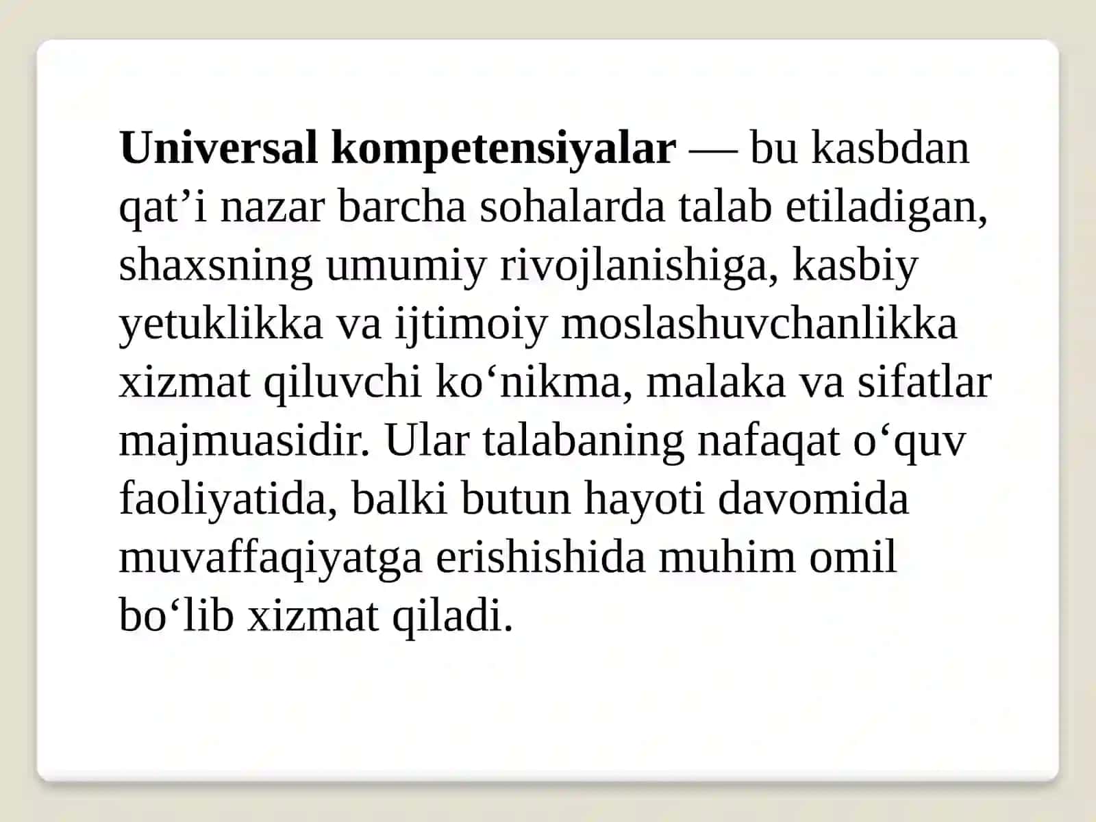 Bo‘lajak mutaxassislarni tayyorlashda universal kompetensiyalarni rivojlantirish 3