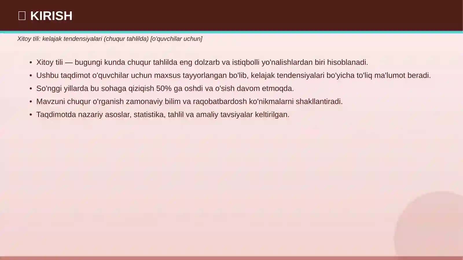 Xitoy Tili: Kelajak Tendensiyalari 3