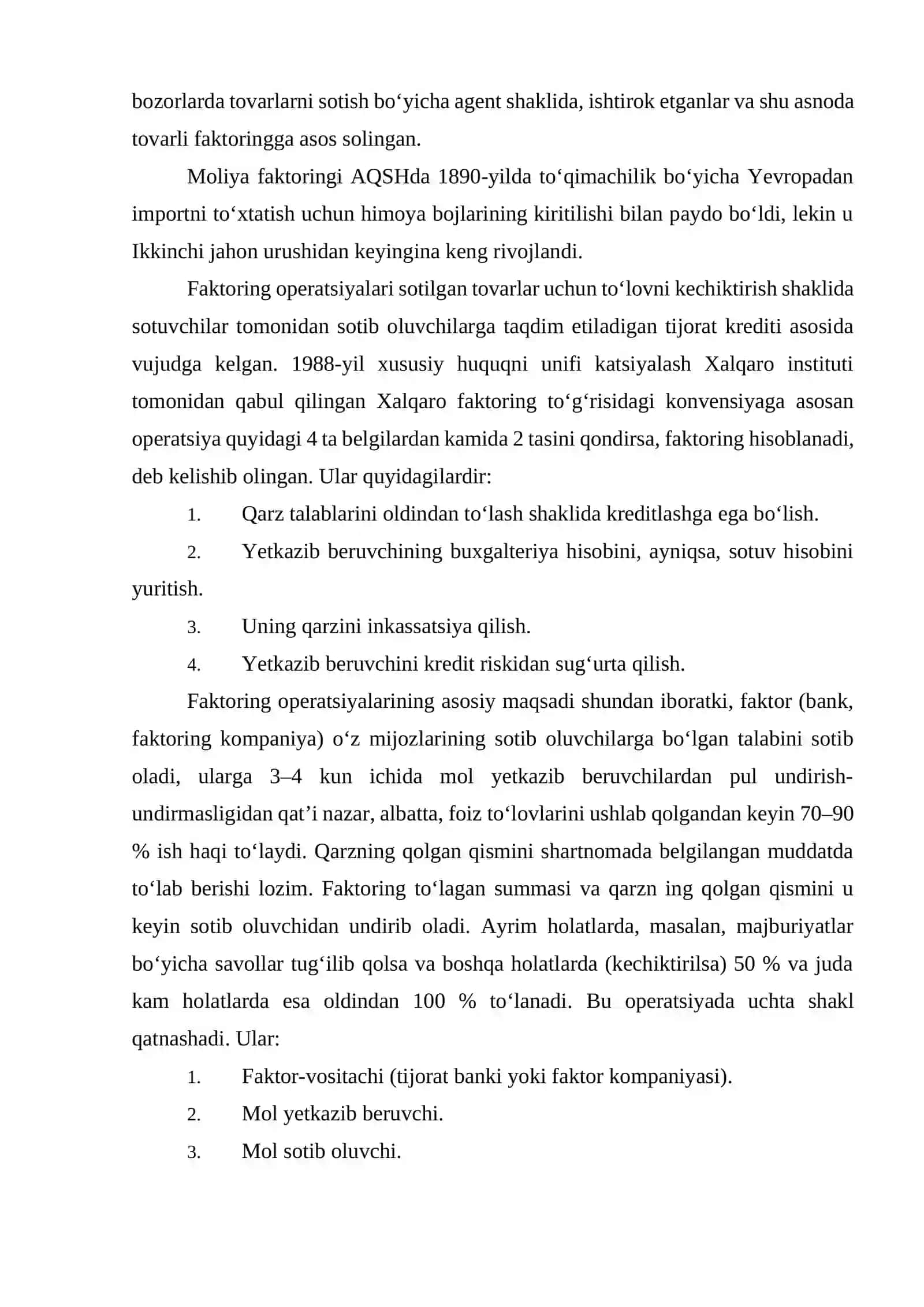 Faktoring va Lizing operatsiyalari 3