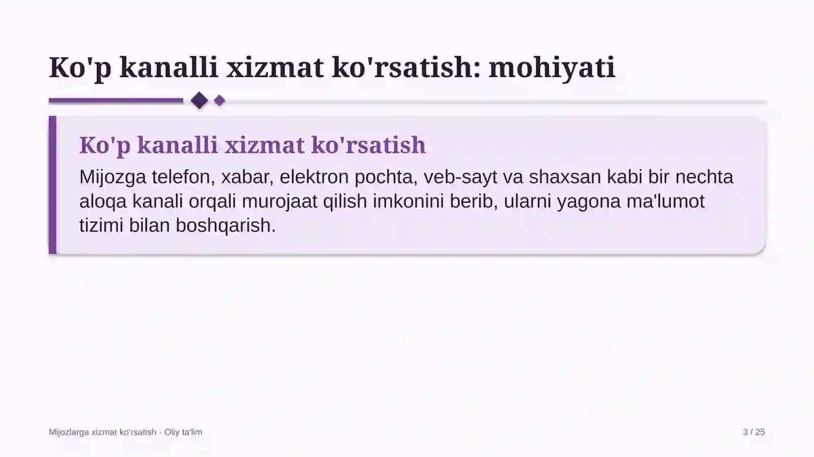 striming platformalarida ko'p kanalli xizmat ko'rsatishni yo'lga qo'yish 7955 3