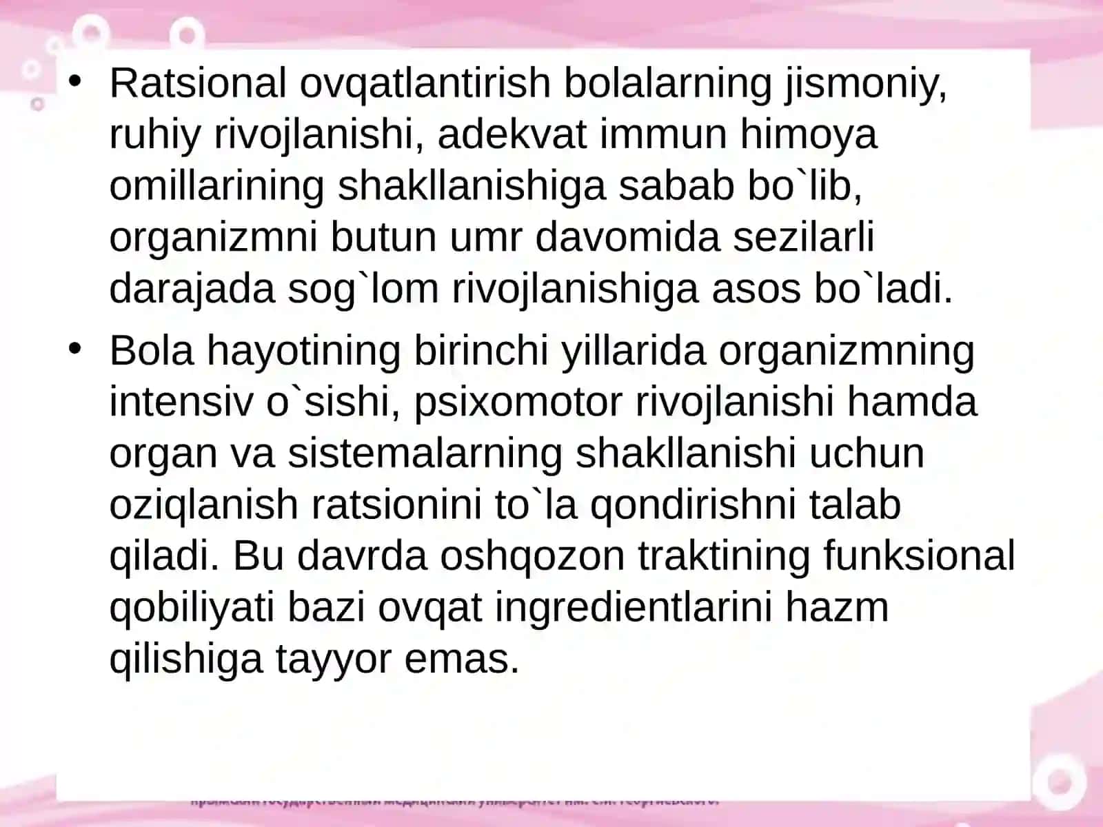 Bolalarda ovqatlanish holatini baholash 3