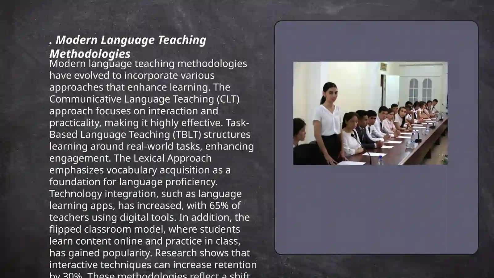 Modern Language Teaching Methodologies 3