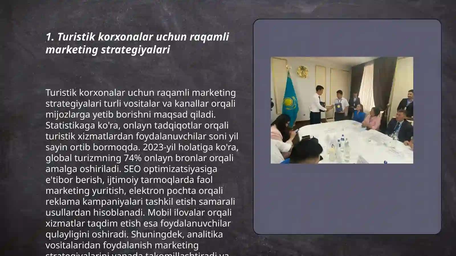 Turistik korxonlarda marketingni rivojlantirish 3