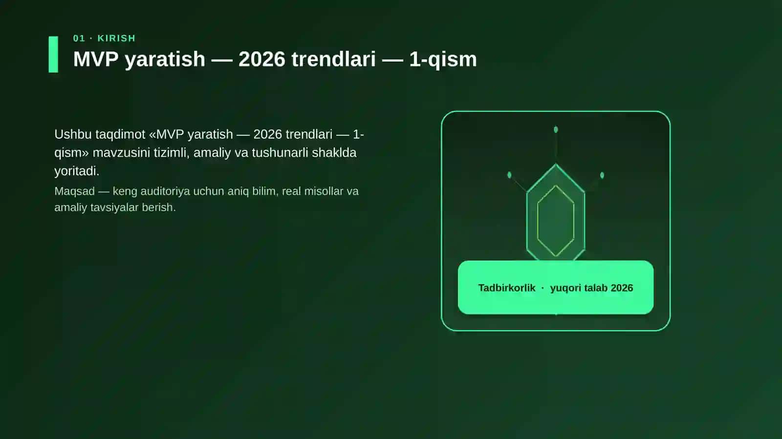 MVP yaratish - 2026 trendlari - 1-qism 3