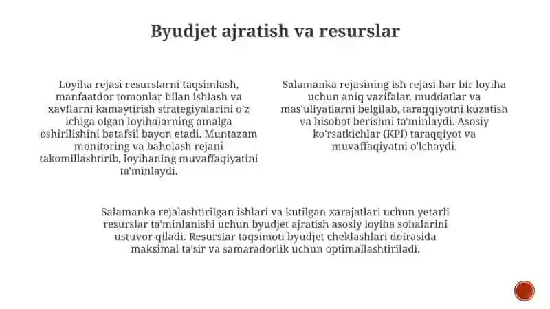 Salamanka bayonoti va ish faoliyati rejasi 3