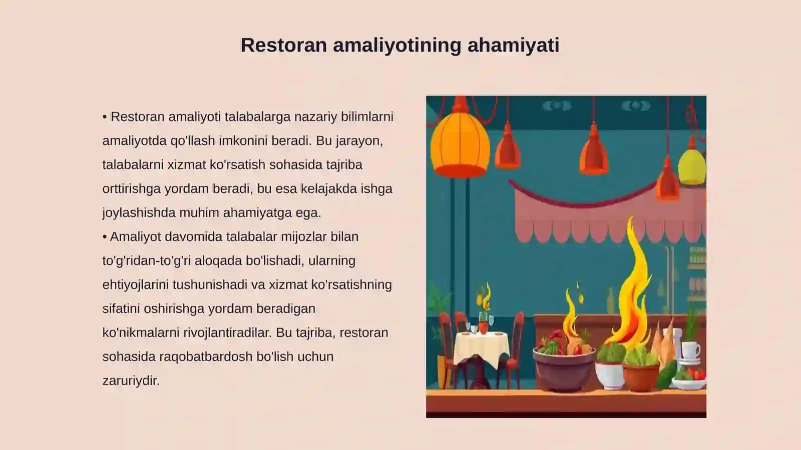 Dilkash restaranidagi amalyotim 3
