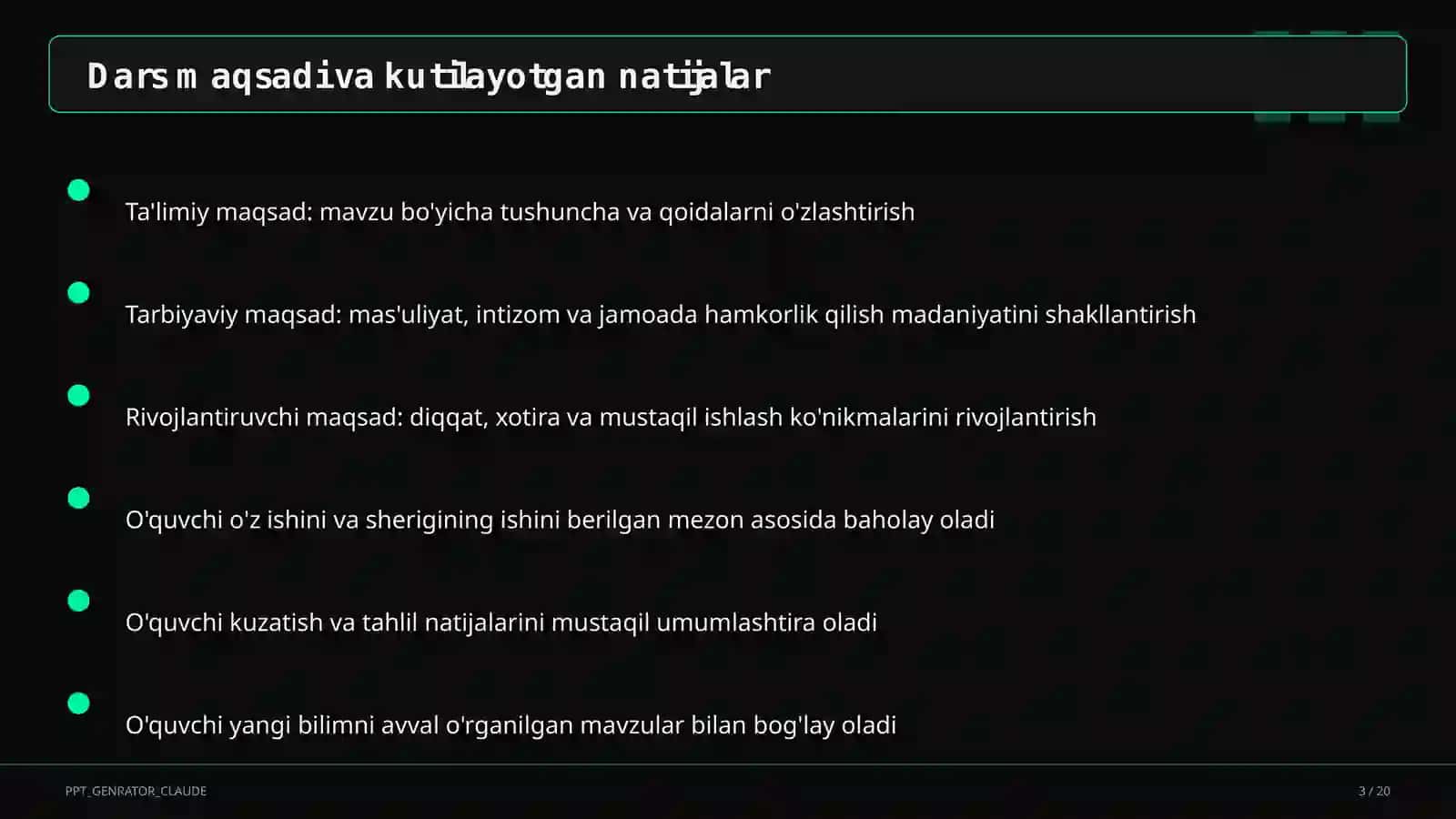 Ekologik ta'lim: iqlim o'zgarishi, suv tejash va chiqindilarni saralash 3