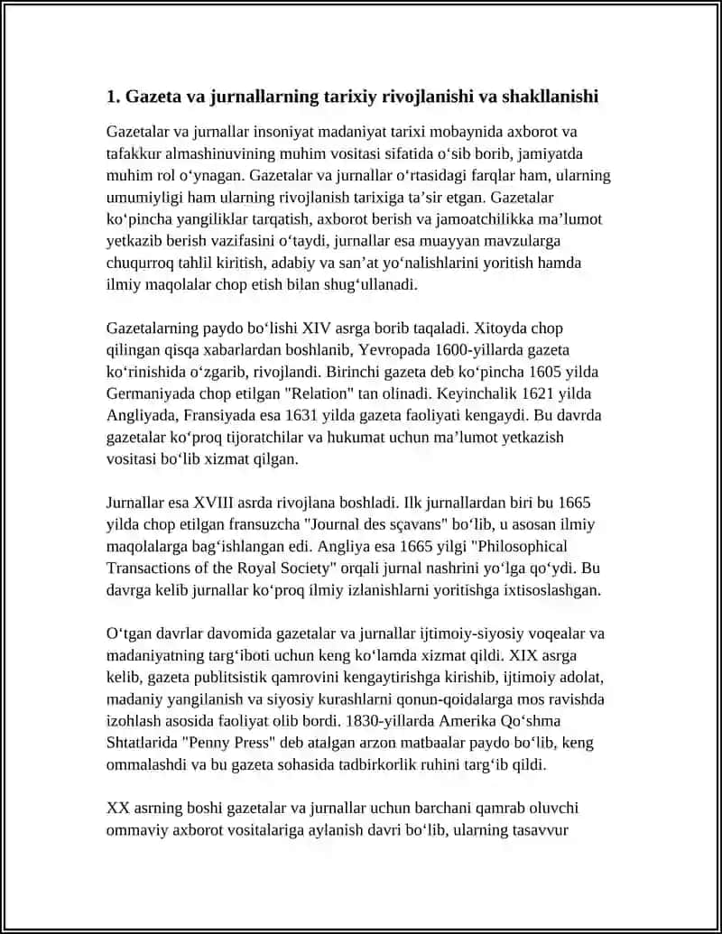 GAZETA VA JURNALLARNING QIYOSIY TAHLILI 3