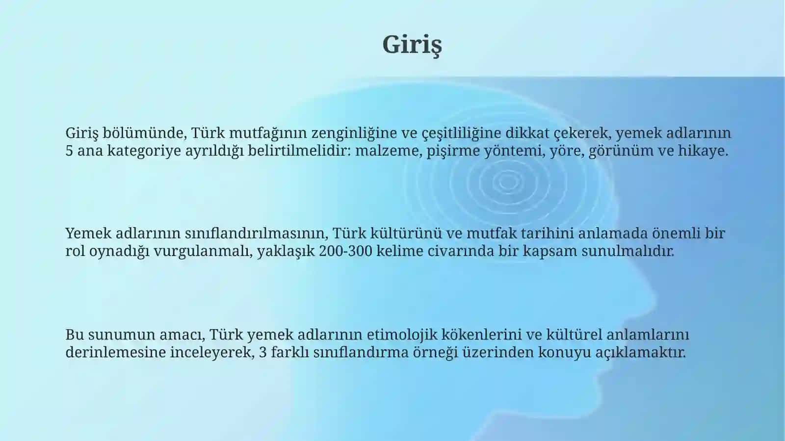 Sunum - Yemek Adlari 3