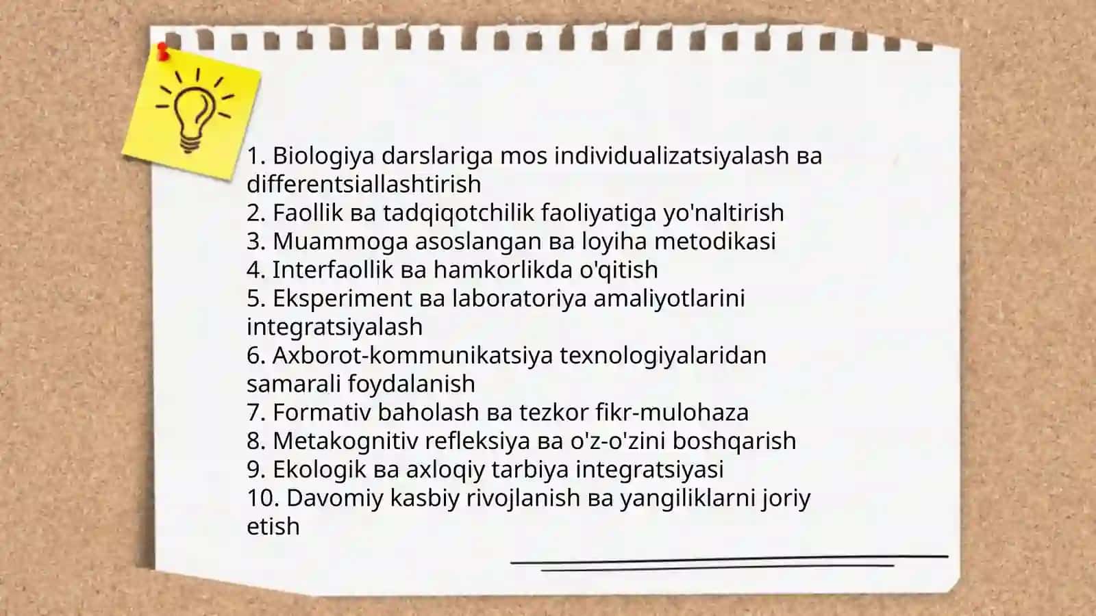 Biologiya darslarida rivojlantiruvchi ta'lim texnoligiyalari 3