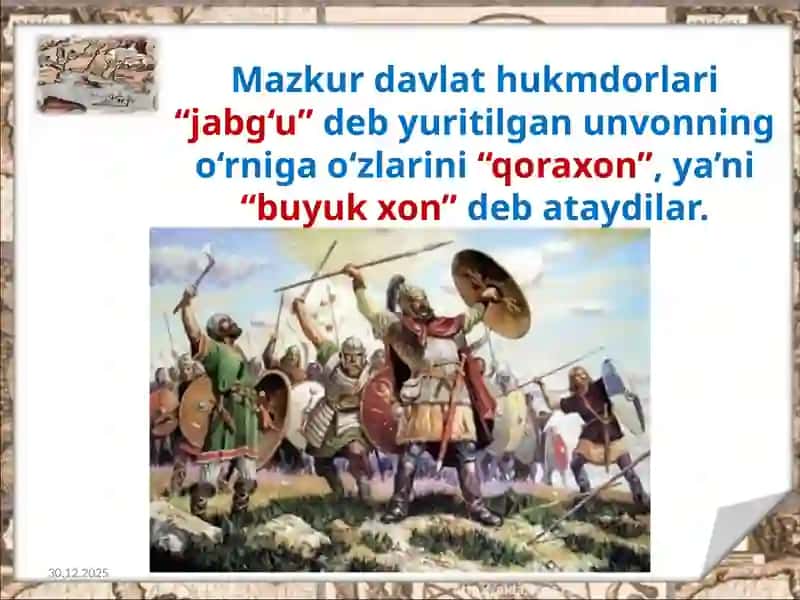 Qoraxoniylar 3