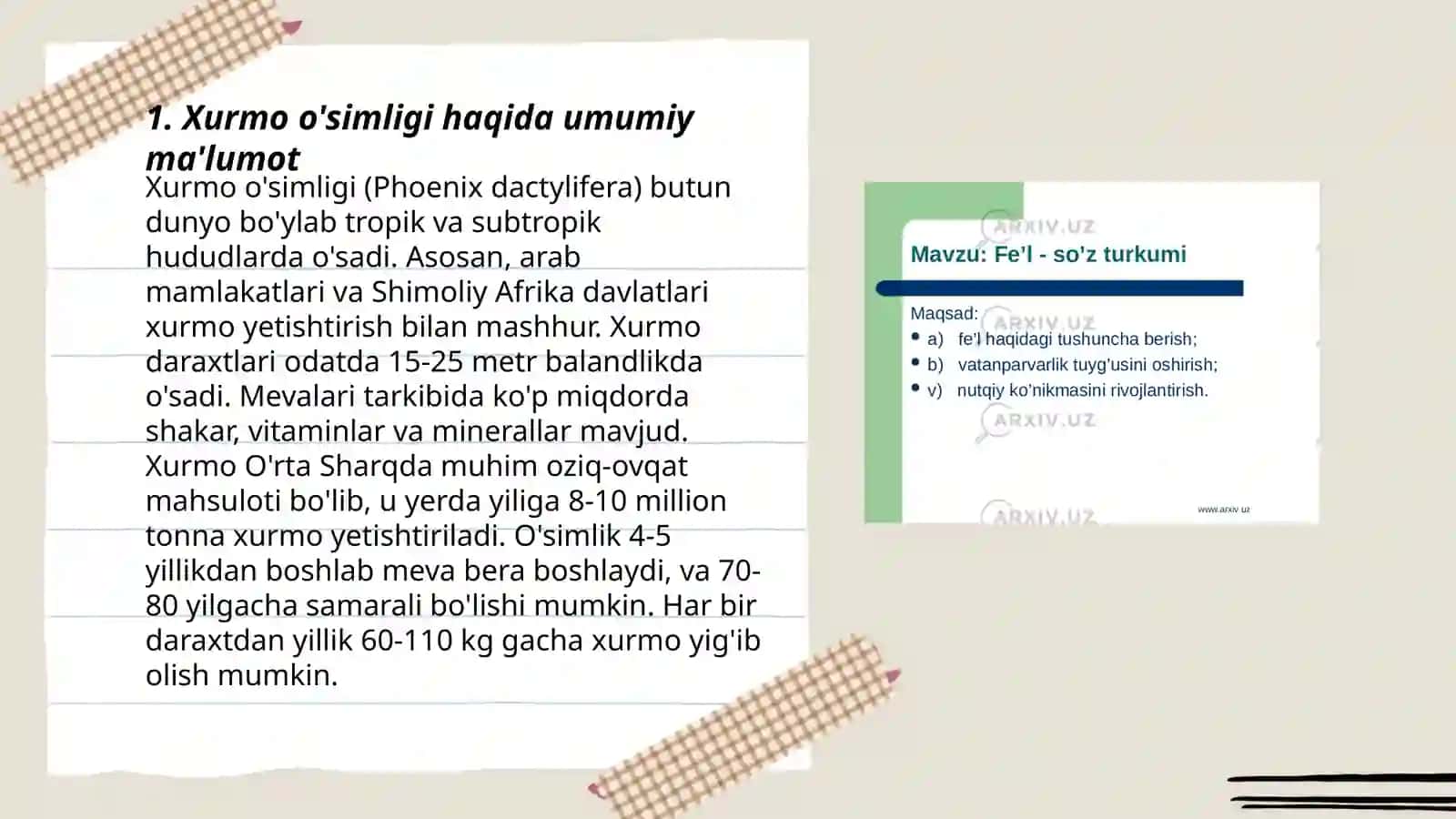 Xurmo turkumi 3