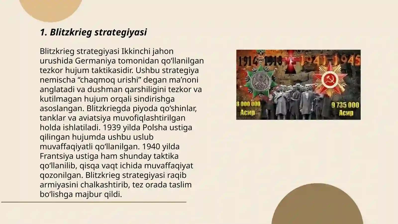Blitzkrieg strategiyasi 3