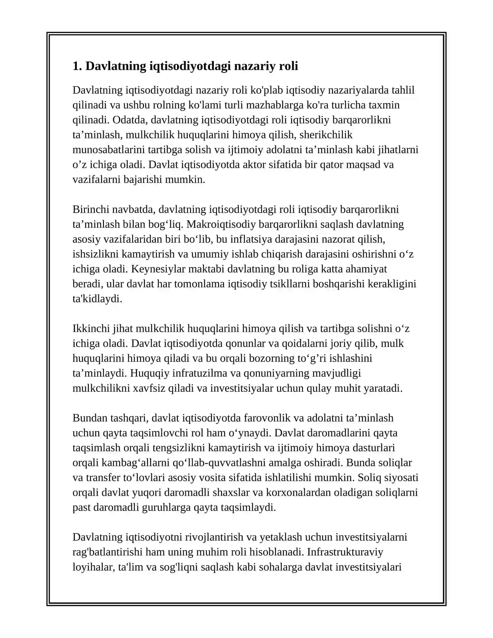 DAVLATNING IQTISODIYOTDAGI ROLI MAQSAD VA VAZIFALARI 3